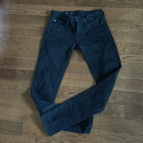 Ralph Lauren Denim & Supply Black Denim Jeans - Size 26 - Picture 1 of 9